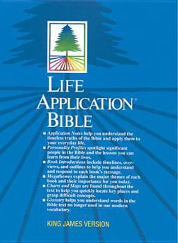 Hardcover Life Application Bible: King James Verson (KING JAMES VERSION) Book