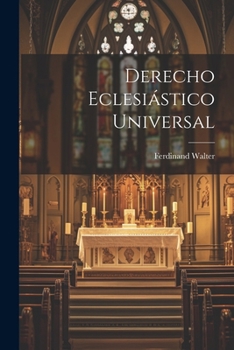 Paperback Derecho Eclesiástico Universal [Spanish] Book