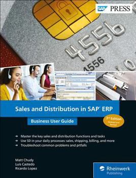 Hardcover Sales and Distribution in SAP Erp: Business User Guide Book