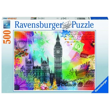 Toy London Postcard 500 PC Puzzle Book