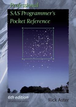 Paperback Professional SAS Programmer's Pocket Reference Book