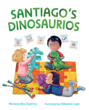 Hardcover Santiago's Dinosaurios Book