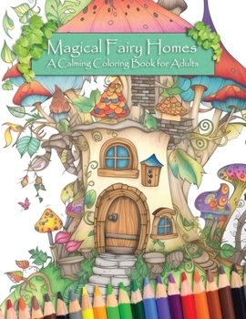 Paperback Magical Fairy Homes: A Calming Coloring Book for Adults Book