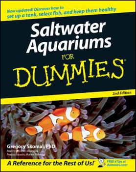 Paperback Saltwater Aquariums for Dummies Book