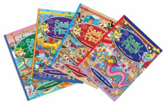 Seek & Find with Freddy and Ellie, 4 Book Set
