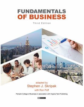 Paperback Fundamentals of Business, 3rd Edition (B&W) Book