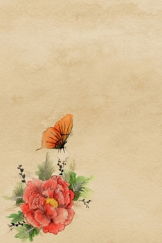 Notebook Journal: Vintage Butterfly Water Color Blank Lined Journal Notebook Beautiful High Quality 6x9 120-Page Butterflies Writing Journals To Write ... Activity Books Children Men Women Boys Diary