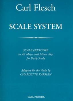 Paperback O2921 - Scale System - Viola - Carl Flesch Book