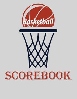 Paperback Basketball Scorebook: Basic 50 Game Basketball Scorebook (8.5 x 11) - Scoring by Half Book