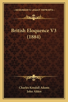 Paperback British Eloquence V3 (1884) Book
