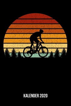 Kalender 2020: Terminplaner A5 - Vintage Sonne MTB Wochenkalender & Monatsplaner 2020 - Geschenk für Mountainbiker (German Edition)