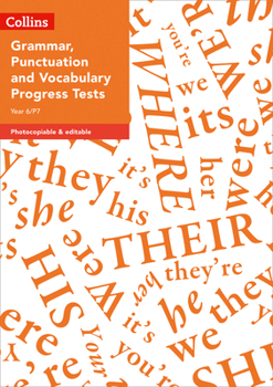 Paperback Year 6/P7 Grammar, Punctuation and Vocabulary Progress Tests Book
