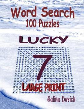Paperback Word Search 100 Puzzles: Lucky 7 [Large Print] Book