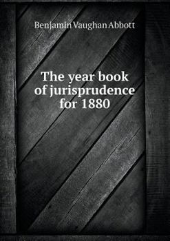 Paperback The Year Book of Jurisprudence for 1880 Book