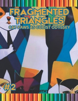 Paperback Fragmented Triangles: Cat Paws as Cubist Odyssey Book