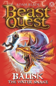 Paperback Beast Quest: 43: Balisk the Water Snake [With Cards] Book