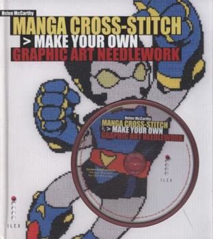 Hardcover Manga Cross-stitch Book