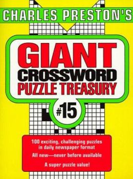 Mass Market Paperback Charles Preston's Giant Crossword Puzzle Treasury #15 Book