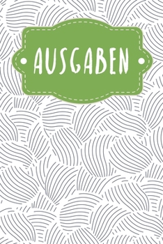 Ausgaben: Haushaltsbuch zum Ausf?llen mit praktischer monatlicher Bilanz - Motiv: Abstrakte Muscheln