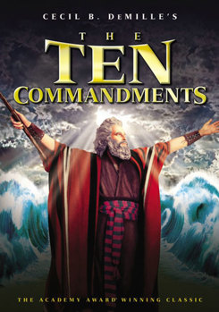 DVD The Ten Commandments Book