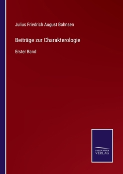 Paperback Beiträge zur Charakterologie: Erster Band [German] Book