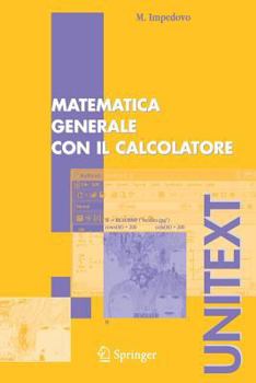 Paperback Matematica Generale Con Il Calcolatore [Italian] Book