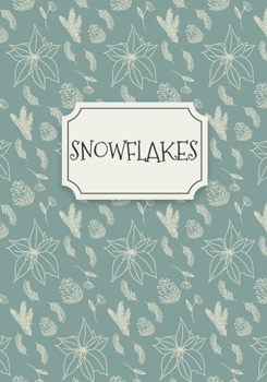 Paperback Snowflakes: Creative Haven Christmas Mandalas Coloring Book (Creative Haven Coloring Books) [Large Print] Book