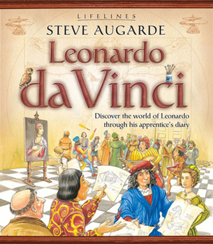 Paperback Leonardo daVinci: Discover the World of Leonardo Through His Apprentice's Diary (Lifelines) Book
