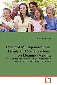 Paperback Effect of Multigenerational Family and Social Systems on Meaning-Making Book