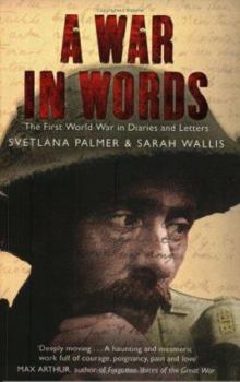 Paperback A War in Words Book