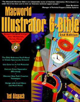 Paperback MacWorld Illustrator 6 Bible, with Disk Book