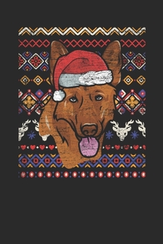 Ugly Christmas - German Shepherd: Dotted Bullet Notebook – Christmas Gift for Kids, Women, Men Girls And Boys