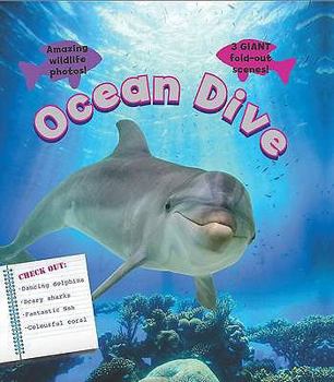 Hardcover Fold Out Poster Books: Ocean Dive Book