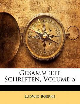 Paperback Gesammelte Schriften, Fuenfter Theil [German] Book