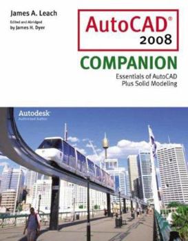 Paperback AutoCAD 2008 Companion Book