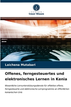 Paperback Offenes, ferngesteuertes und elektronisches Lernen in Kenia [German] Book