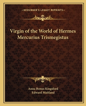 Paperback Virgin of the World of Hermes Mercurius Trismegistus Book