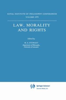 Paperback Law, Morality and Rights Book