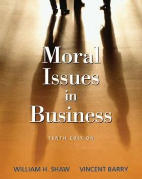Paperback Moral Issues in Business Book