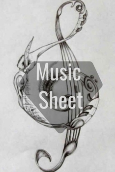 Paperback Music Sheet: luxury music sheet Book
