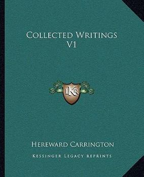 Paperback Collected Writings V1 Book