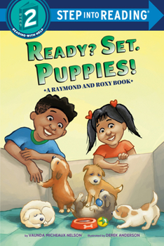 Library Binding Ready? Set. Puppies! (Raymond and Roxy) Book