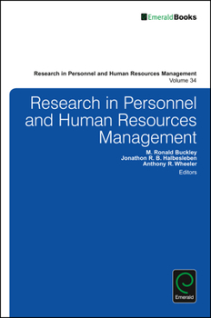 Hardcover Research in Personnel and Human Resources Management Book