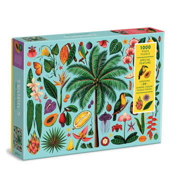 Misc. Tropics 1000 Piece Puzzle with Shaped Pieces Book
