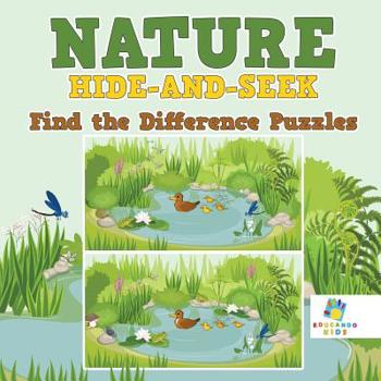 Paperback Nature Hide-and-Seek Find the Difference Puzzles Book