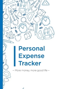 Paperback Personal expense tracker: Expense tracker bill organizer notebook to manage personal finance (120 pages - 6 x 9'') Finance Journal planning work Book