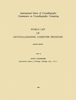 World List of Crystallographic Computer Programs