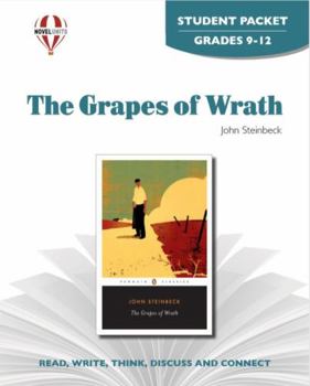 Hardcover The Grapes of Wrath - Student Packet Book