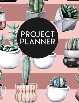 Paperback Project Planner: Succulent 2020 Planner Focus Weekly Monthly Book