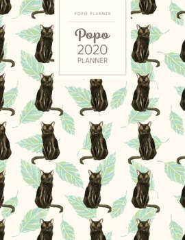 Paperback Popo 2020 Planner: Monthly Weekly Daily - Dated With Todo Notes - Bombay Book